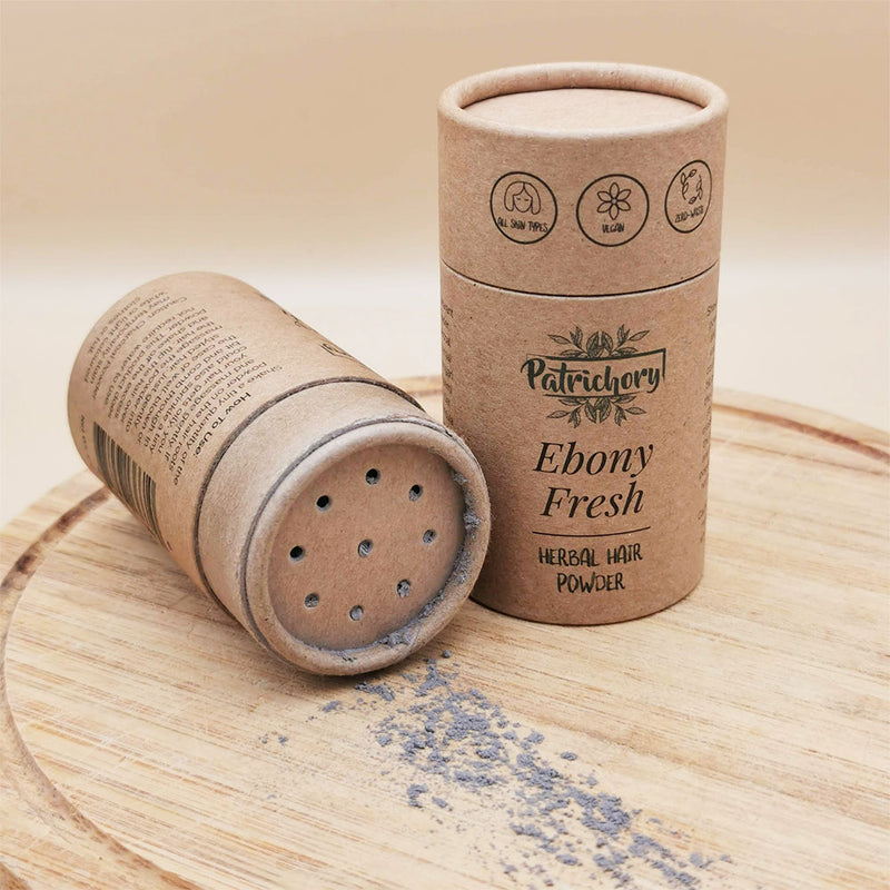 Dry Shampoo Herbal Hair Powder - Ebony Fresh
