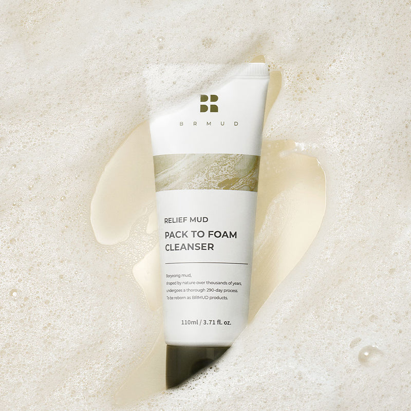 Relief Mud Pack to Foam Cleanser
