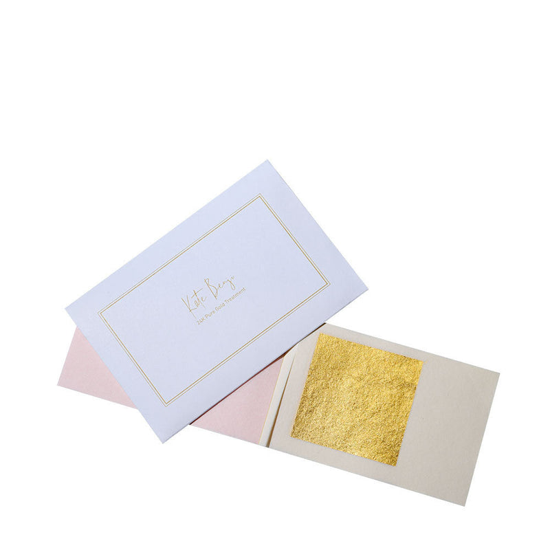 24K Gold Pure Treatment Booklet